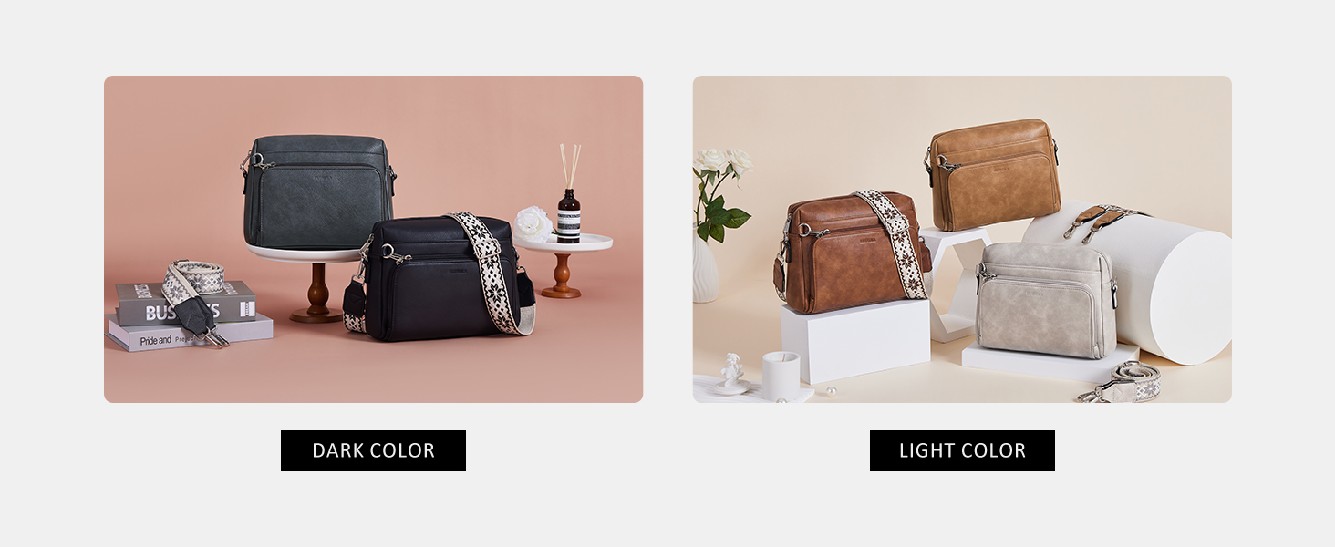 Сумка жіноча через плече MUIIKOLA кросбоді, екошкіра, жовто-хакі, регульований ремінець