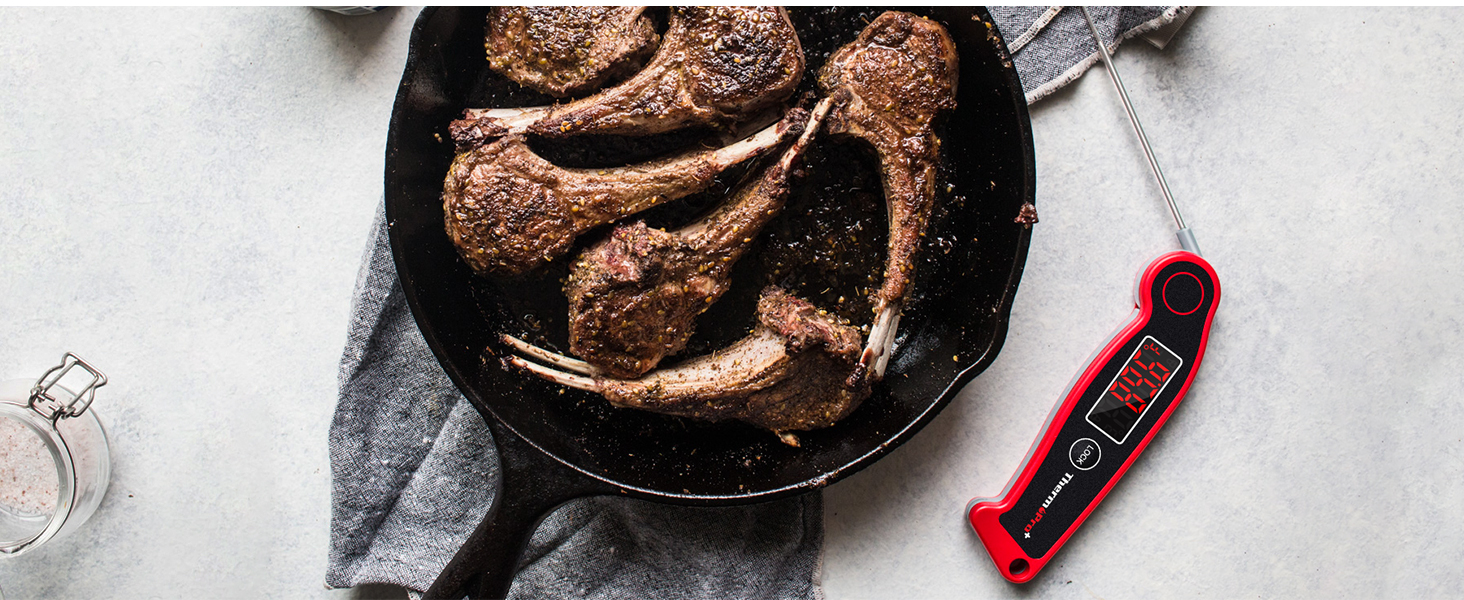 Термометр для м'яса ThermoPro TP19 IP65 вологостійкий ±0.5℃, LCD, для приготування BBQ, вина, жарки