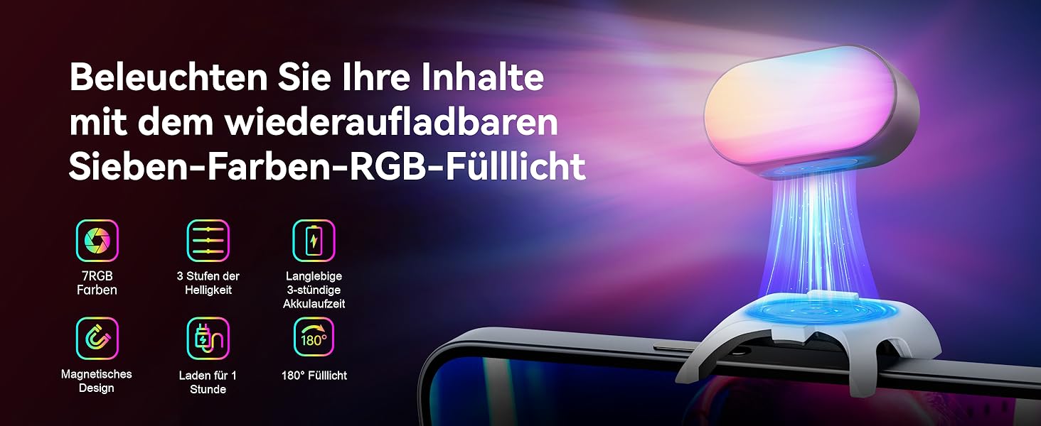 Стабілізатор для iPhone та Android від AOCHUAN: 3-осьовий гімбал з OLED-дисплеєм та подовжувачем 7,8 дюймів (Smart X2 Kit)