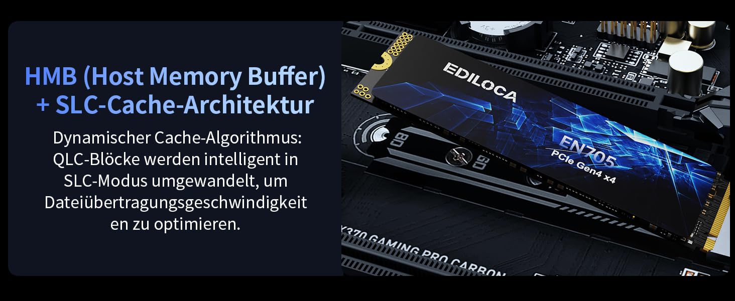 SSD NVMe M.2 PCIe Gen4 4TB з радіатором для PS5, ноутбука та ПК. Швидкість до 7400 МБ/с, 3D NAND TLC. Внутрішній SSD накопичувач