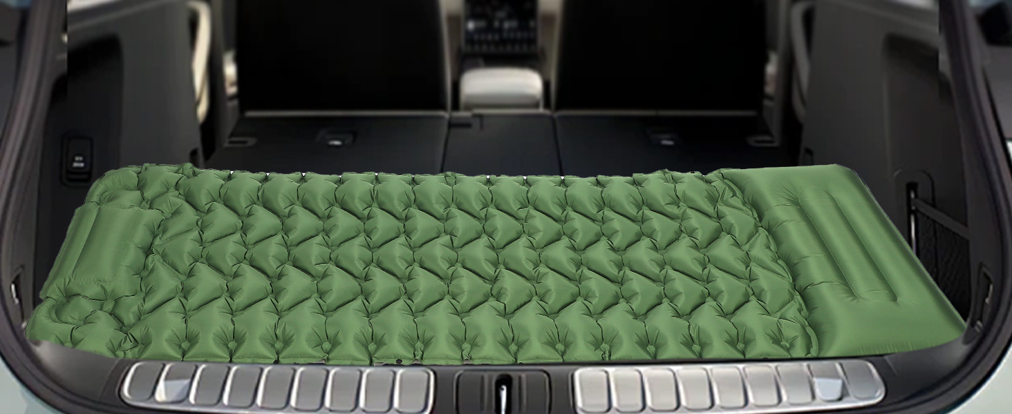 Саморозкладаючий килимок для кемпінгу TVWVT: легкий, з помпою, для подорожей та рюкзака