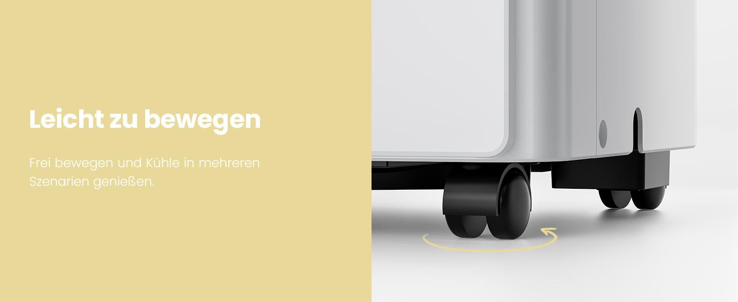 Мобільний кондиціонер Comfee Breezy Cool Pro 2.0, 7000 BTU (2.0kW), охолодження, вентиляція, осушення, керування через додаток, для кімнат до 68м³