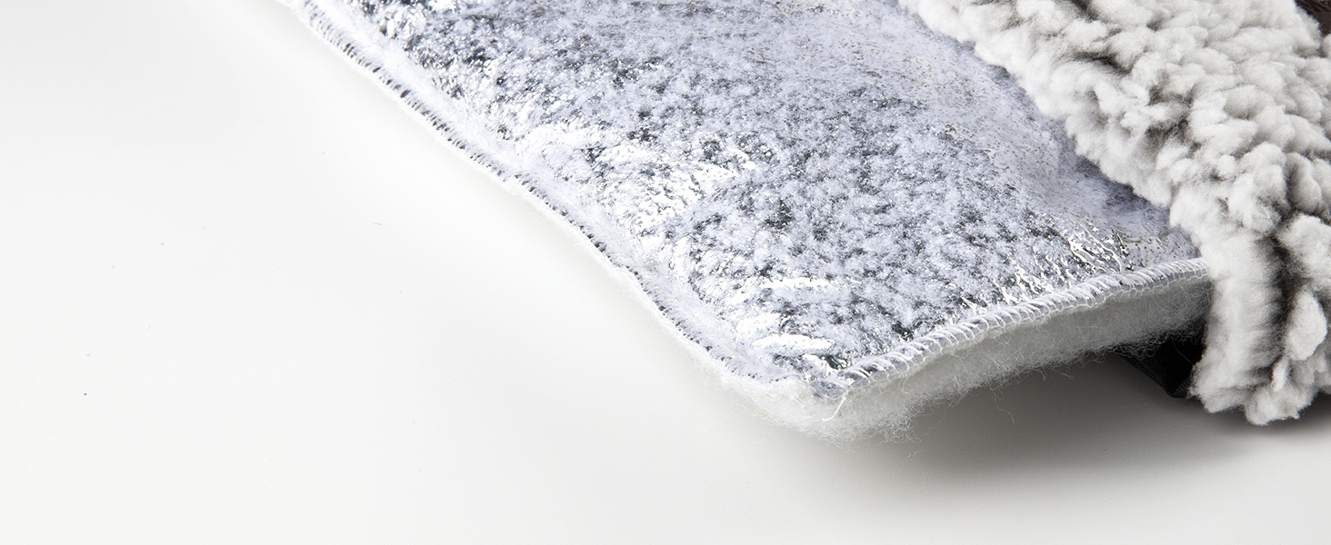 Самогріюча лежанка для котів на підвіконня, м'яка та неслизька, 90 x 28 см, сірий колір