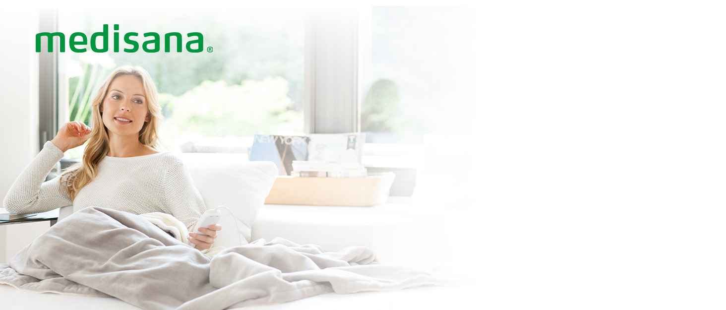 Електрична ковдра Medisana HDW Kuschelheizdecke: тепла та затишна, з автовимкненням, 4 режими, 180x130 см