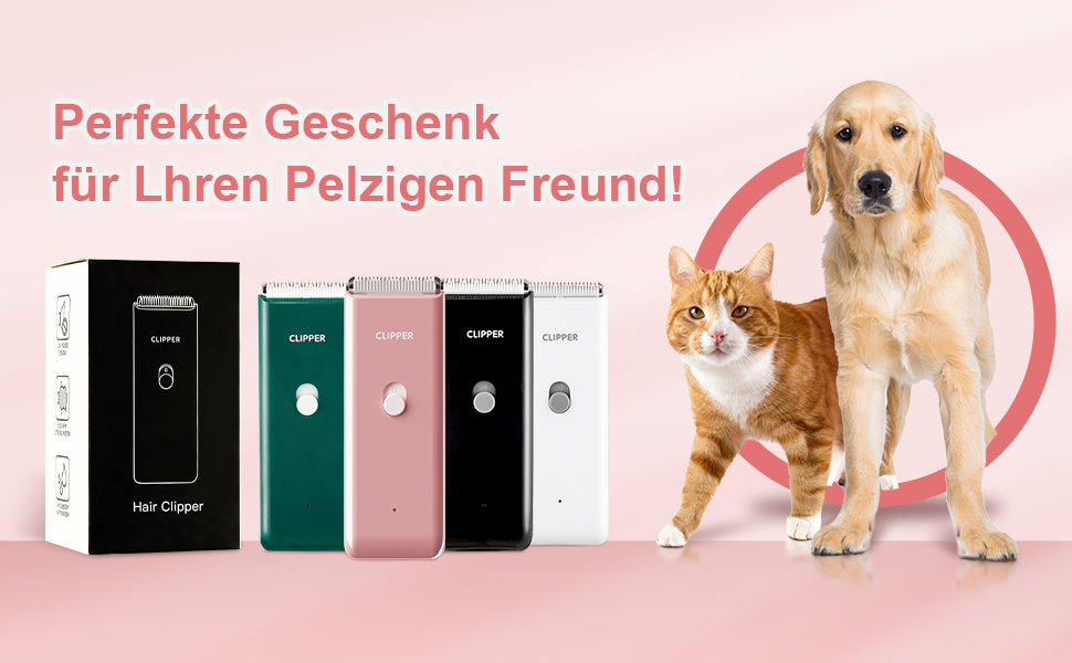 Професійна машинка для стрижки собак та котів, тиха, з керамічним лезом, електрична, водонепроникна (IPX7), зелена, стандартний набір