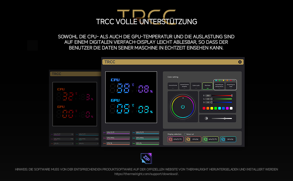 Thermalright Peerless Assassin 120 Digital ARGB: Кулер для CPU з RGB підсвічуванням, 6 heatpipes, AM4/AM5, Intel LGA1700/1851/1150/1151/1200