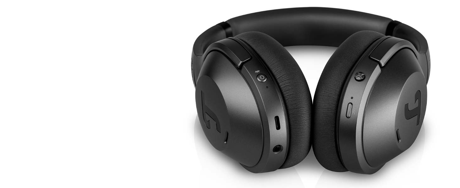 Бездротові Bluetooth-навушники Teufel REAL Blue NC 3 Over-Ear з активним шумопоглинанням (ANC), Steel Blue