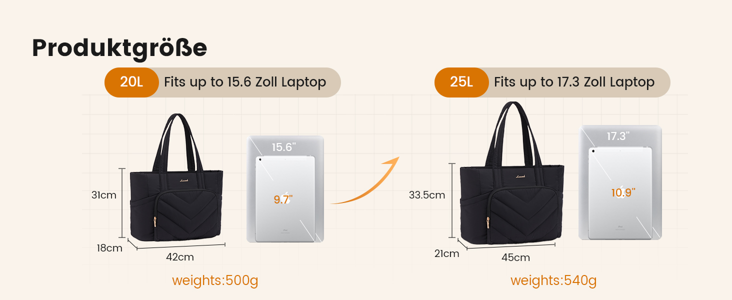 Сумка LOVEVOOK Shopper для ноутбука 17.3