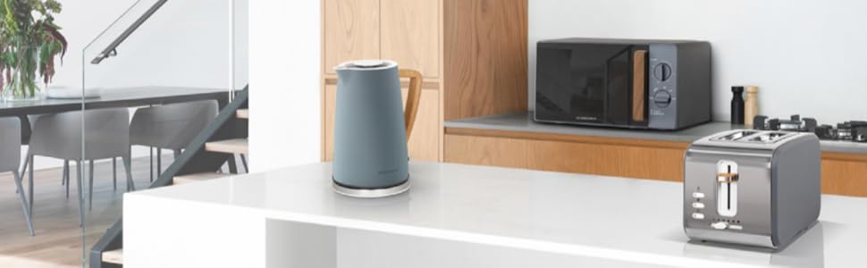 Мікрохвильова піч SCHNEIDER Fjord Line 700W, 20л, біла, з функцією розморожування та таймером