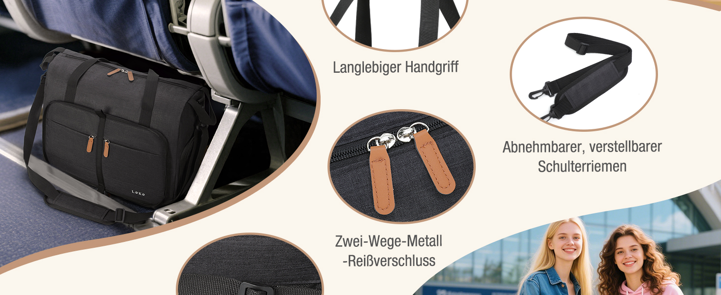 Чорна дорожня сумка Lekesky 30L: Easyjet, Weekender, спортивна, з відділенням для взуття, водонепроникна