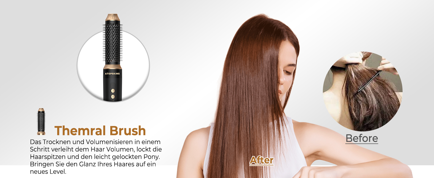Мультистайлер Airstyler Pro 7-в-1: Фен, дифузор, локони, термощітка, випрямляч, чорний