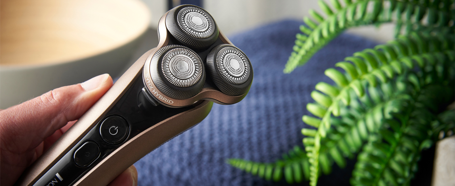 Електричний голчастий верстат Remington X5 (XR1755) з гібридною системою SynX: для чоловіків, гоління мокрою та сухою, з тримером, бронзовий