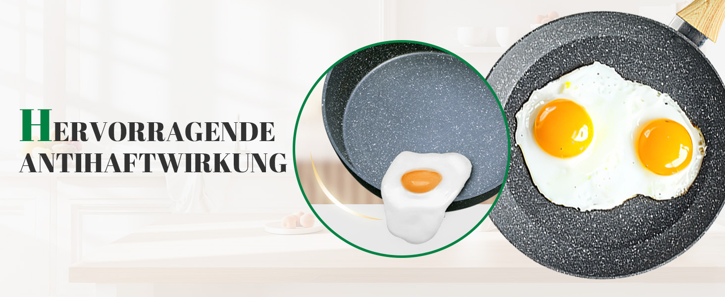 Набір каструль та сковорідок для індукційної плити: 12-ти частинний набір з гранітним антипригарним покриттям, без PFOA та PFOS, ідеальний для початківців та професійних кухарів (чорний)