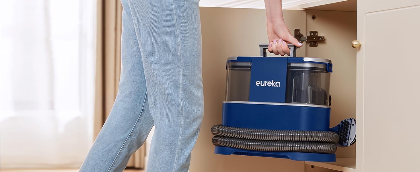 Пилосос-мийник Eureka NEY100: для килимів, диванів, оббивки, авто | 12500Pa, 1.5L, з формулою для чищення