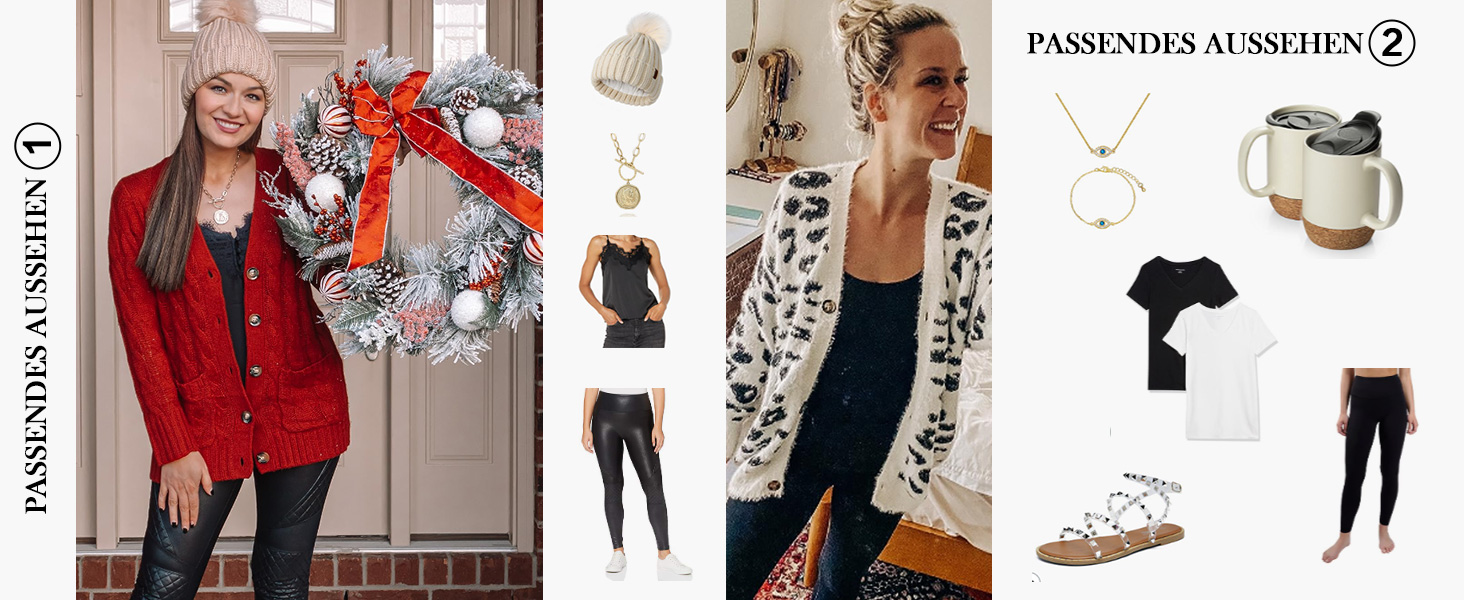 Жіночий в'язаний кардиган GRECERELLE з довгими рукавами, з кишенями та ґудзиками. Елегантний в'язаний жакет для осені/зими/весни. Розмір L, колір білий.