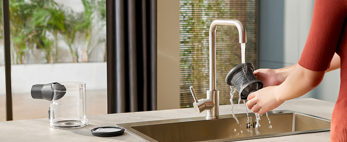 Бездротовий пилосос Ultenic U12 Tech Green Eye™ з акумулятором, 45000Pa, для твердих підлог, килимів та шерсті тварин, з автоматичним режимом та покращеною насадкою проти ковтунів