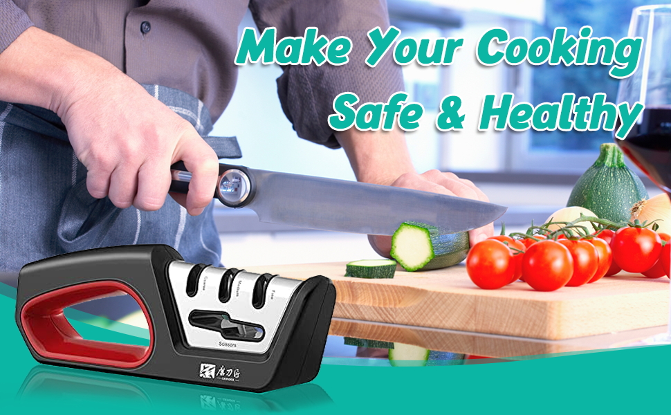 Професійний точильний набір для ножів та ножиць TG2017 4-в-1 з алмазним лезом