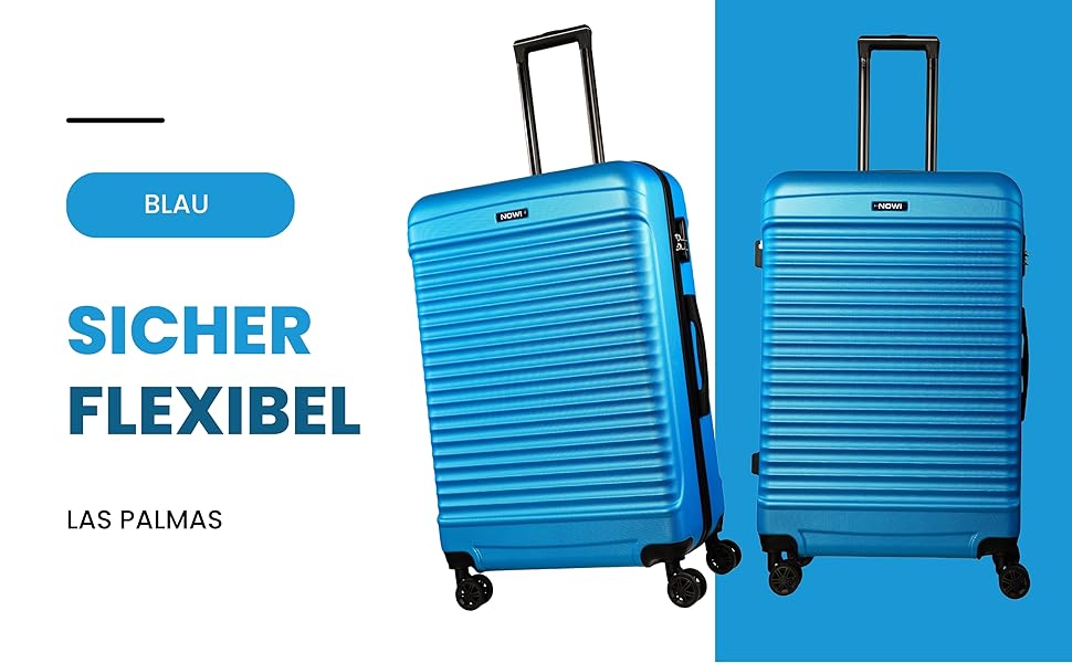 NOWI® Валіза Koffer Klein: 55x40x20 см, 34 л, ручна, для Ryanair, Lufthansa, 55x40x20, металік зелений