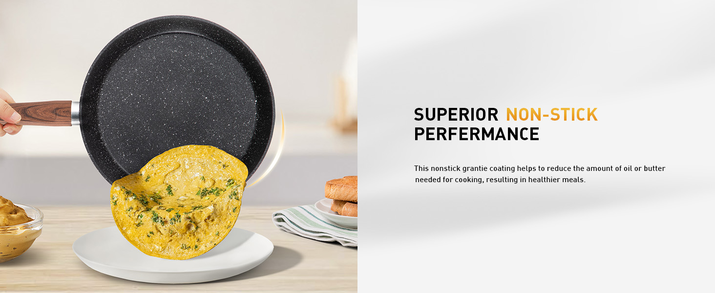 Набір каструль та сковорідок DishDelight з антипригарним покриттям для індукційних плит (12 шт.)