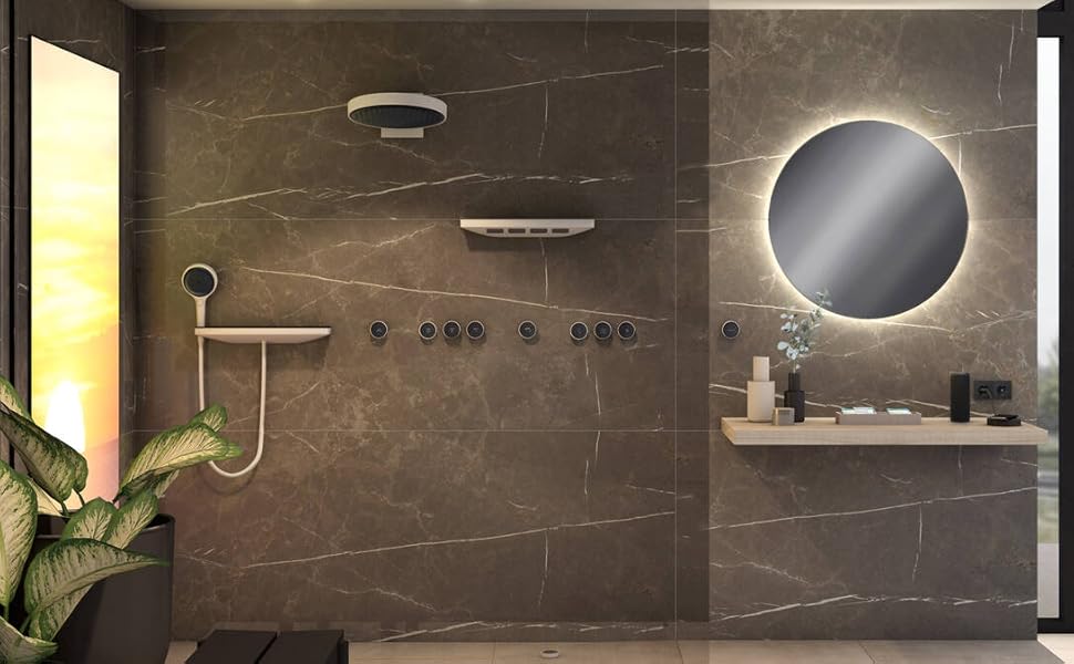 Душова лійка Hansgrohe Pulsify Select S (Relaxation Version) з функцією Anti-Calc, діаметр 105 мм, 3 режими, PowderRain, Massagestrahl, артикул 24110000