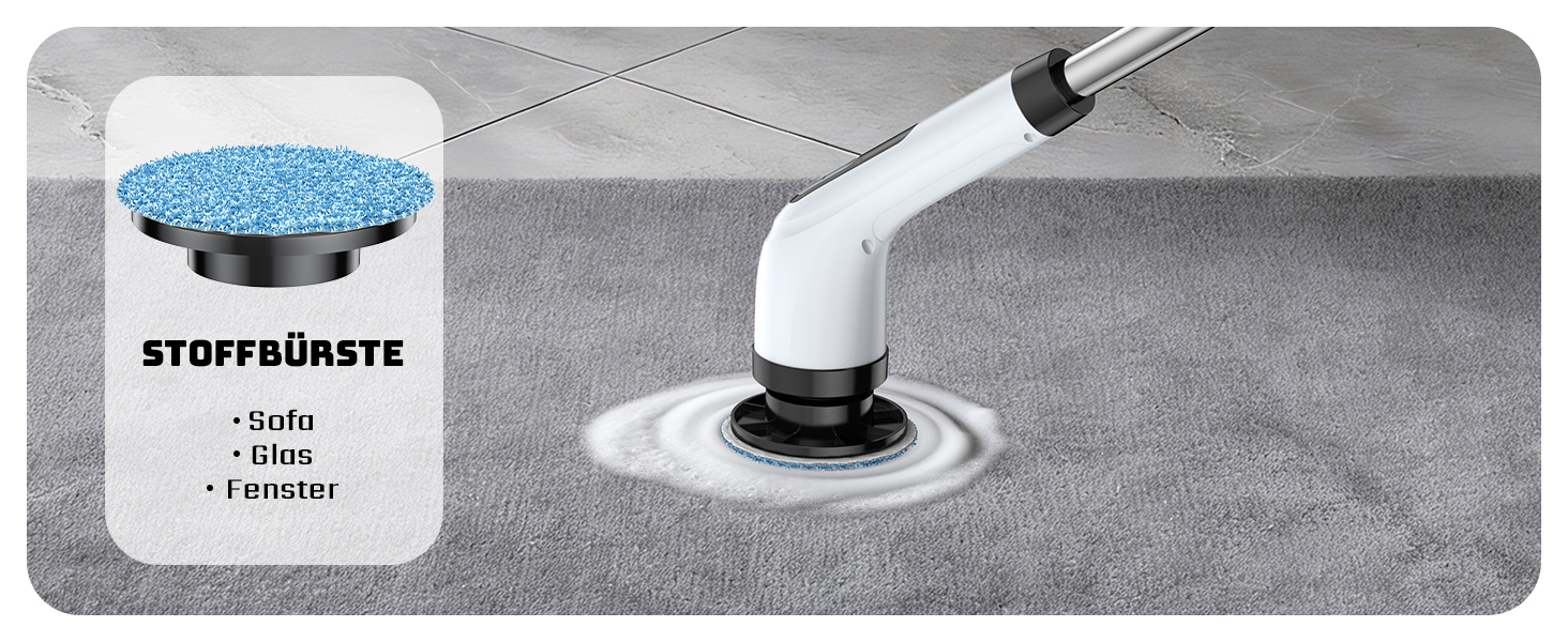 Електрична щітка для чищення Highyes Spin Scrubber, водонепроникна IPX7, біла