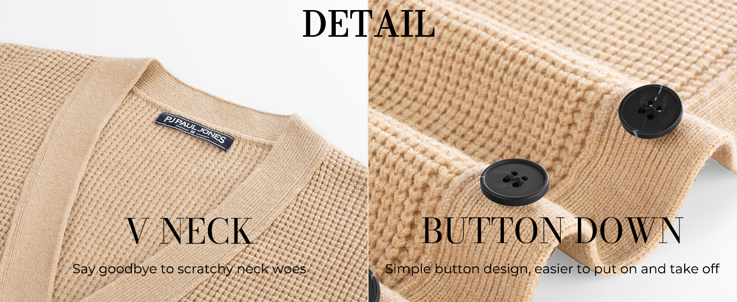 Чоловічий кардиган PJ PAUL JONES з в'язаним візерунком