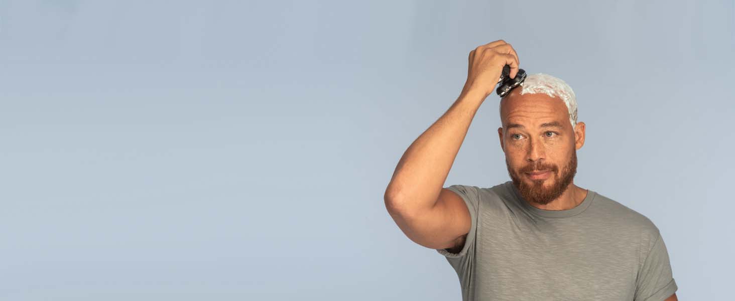 Електричний голкоструй Remington XR1501 для гоління голови: 5 голкових насадок, гоління 0,2 мм, тример, чорний