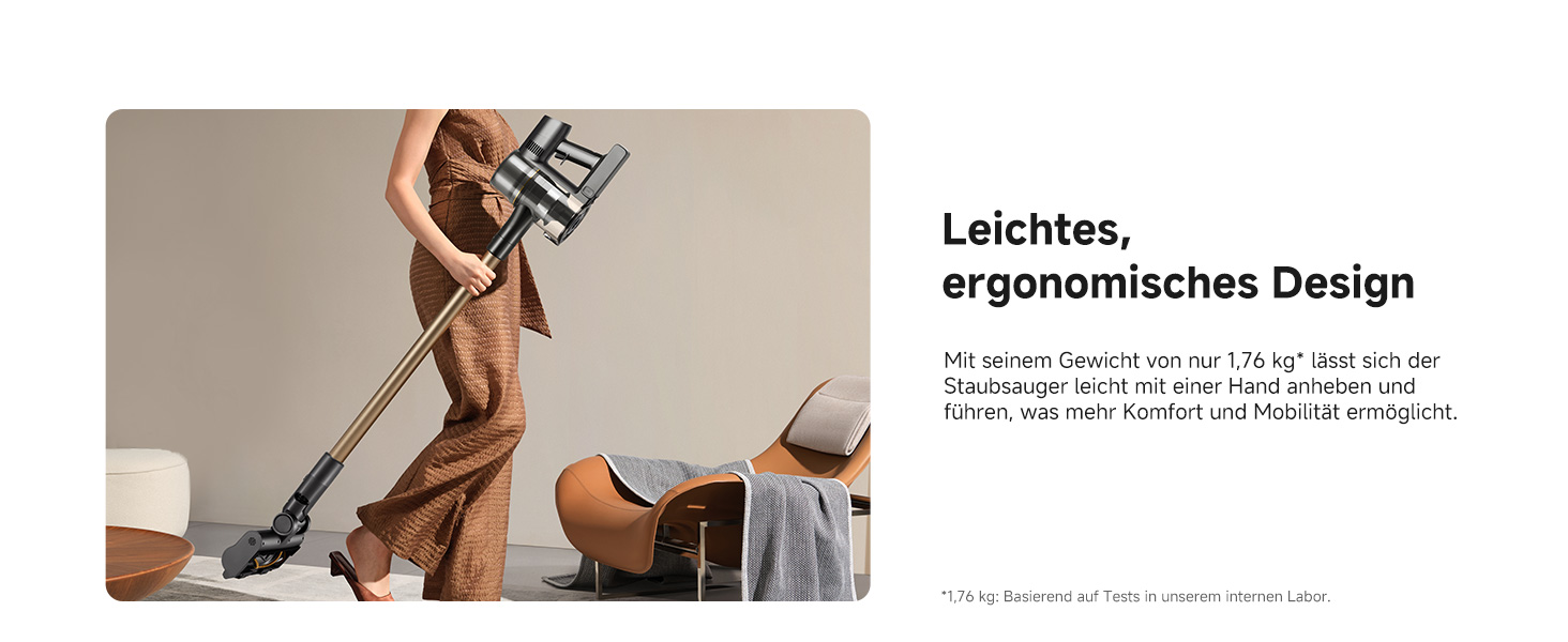 Mova S5 Sense: Бездротовий акумуляторний пилосос з тривалою роботою до 97 хвилин, для килимів, твердих підлог та шерсті тварин. Тиха, самостійна, з антизаплутуванням.