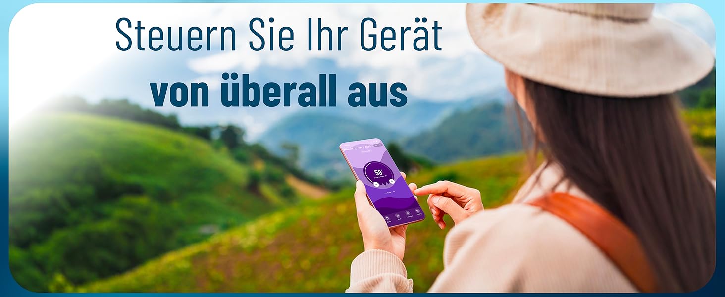 Noaton® DF 4115 WiFi: Зволожувач та очищувач повітря HEPA, 15л/24г, 5 режимів, тихий, з таймером, Wi-Fi, 3 роки гарантії, для приміщень до 50 м²