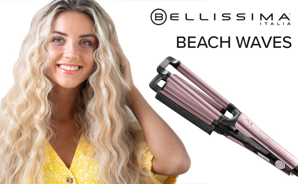 Випрямляч для волосся Imetec Bellissima My Pro Beach Waves GT20 - для створення хвиль та локонів, 100 г, 3 температурні режими