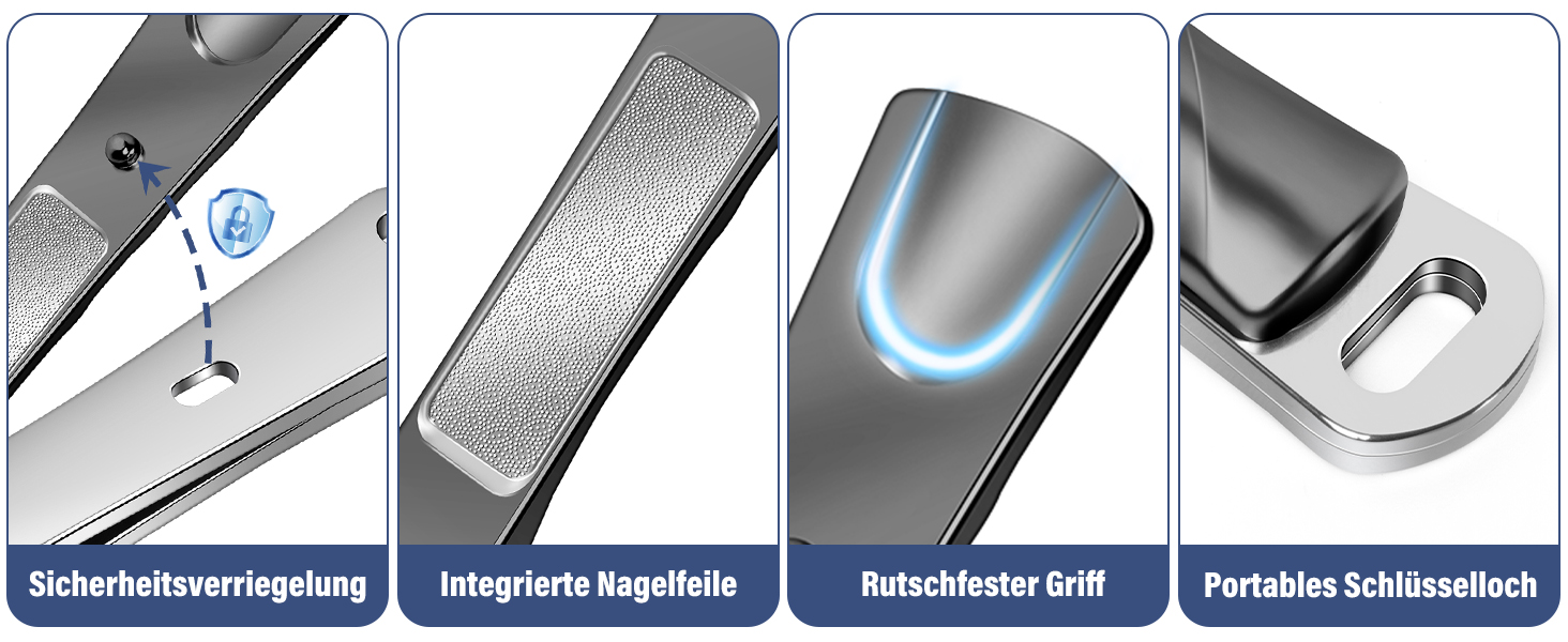 Набір з 5 шт. інструментів для стрижки товстих нігтів, для чоловіків та жінок, професійний, для лікування врослого нігтя