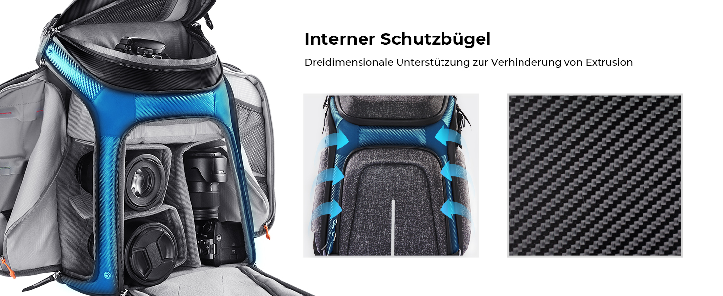 Водонепроникний рюкзак для камери K&F Concept, для 2 камер та 15.6