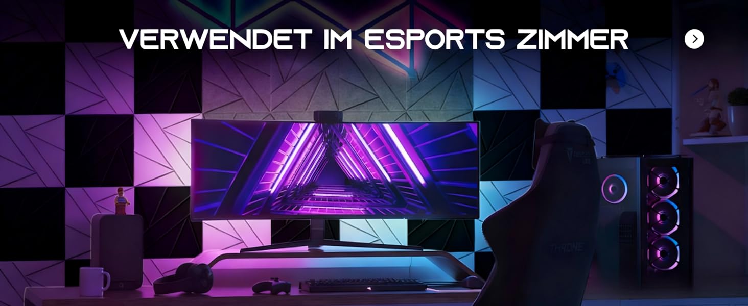 Акустичні панелі BSHEAD самоклеючі для звукоізоляції стін, шумопоглинаючий пінополіуретан 30x30x1.2 см, чорний