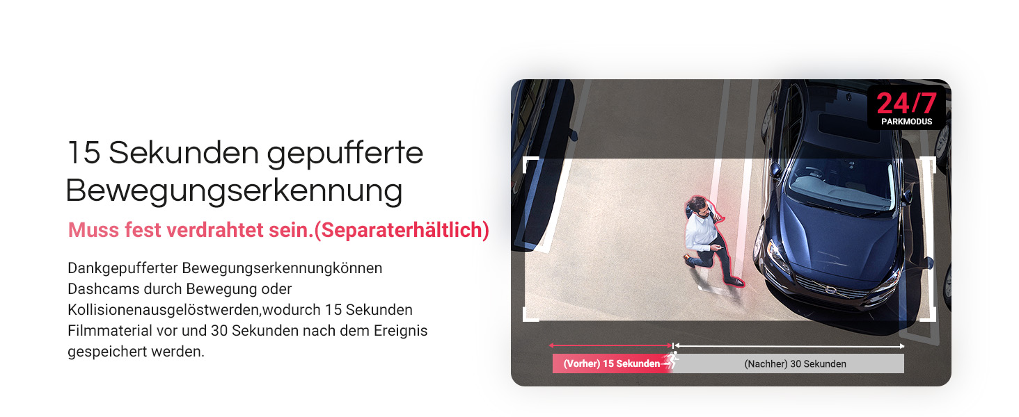 Відеореєстратор VANTRUE E1 Pro 4K HDR STARVIS: Автомобільний відеореєстратор з GPS, Wi-Fi, нічним баченням та паркувальним режимом