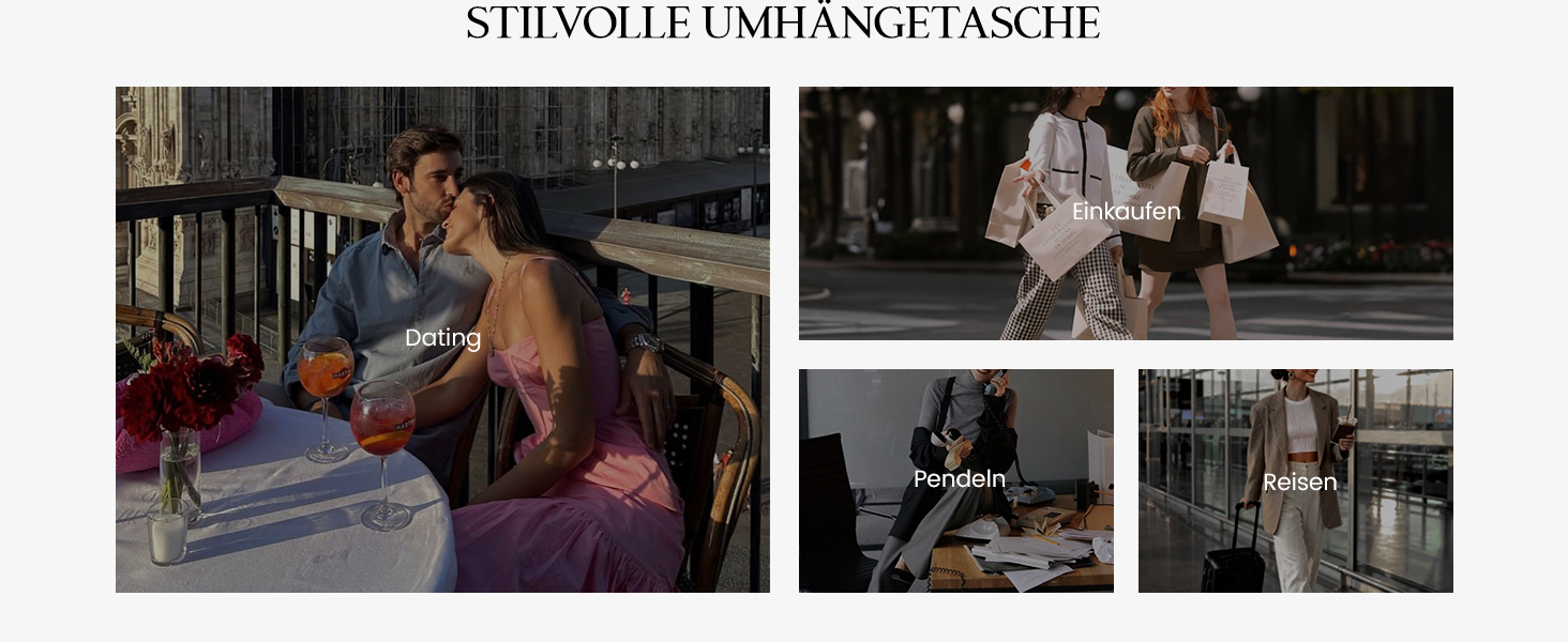 Сумка жіноча через плече Befen зі шкіри, середнього розміру, RFID-захист, коричнева. Кросбоді, сумка на плече