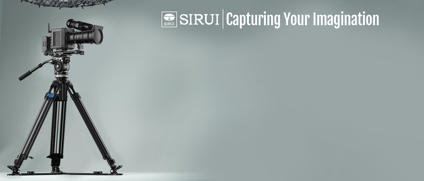 Штатив відео SIRUI SH-15: Алюмінієвий штатив для відеозйомки з поворотним кріпленням 360°, 155 см, навантаження до 10 кг. Підходить для DSLR, відеокамер та камер.