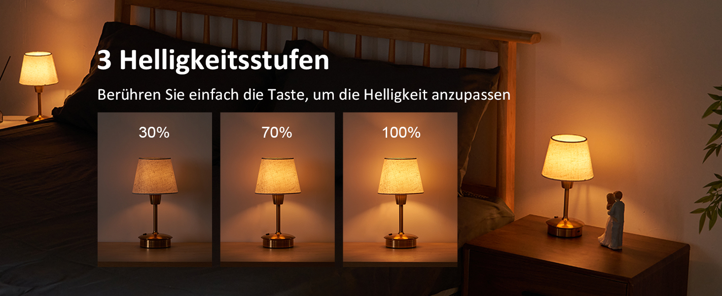 LED-лампа Egobasic настільна бездротова, 5200mAh, торкання, диммування, для дому та вулиці