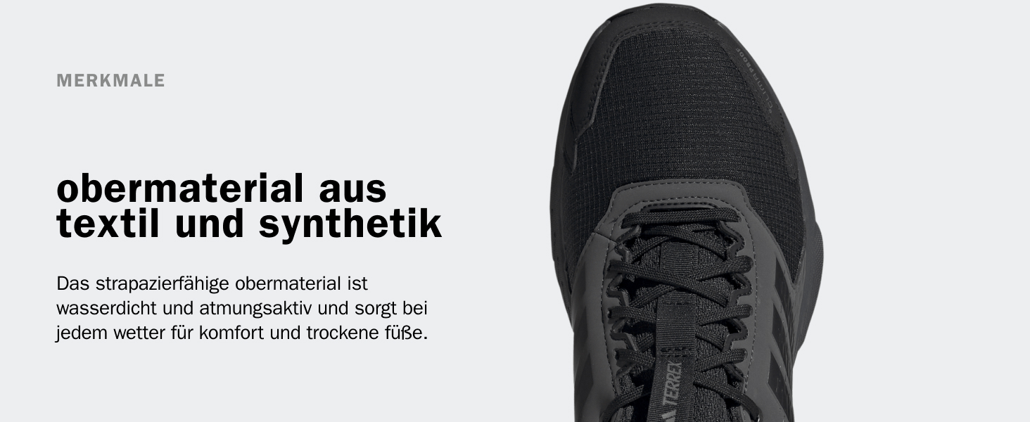 Жіночі трейлові кросівки adidas Terrex Tracefinder 2 Climaproof, 37 1/3 EU, чорний/сірий