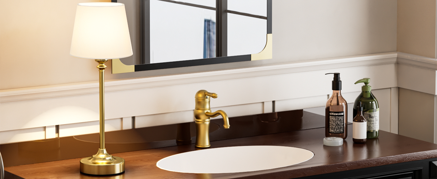 LED настільна лампа бездротова з торшером з льону, сенсорне керування, регулювання яскравості, USB-C, для спальні, вітальні, мідна, 40 см