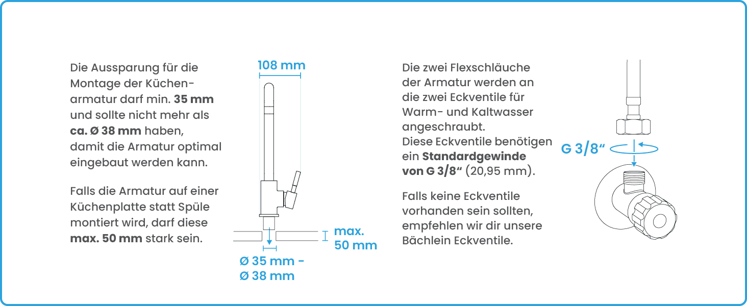Кухонний змішувач Bächlein Plivo з нержавіючої сталі – одноручний, поворотний вилив, масивний дизайн, для кухні