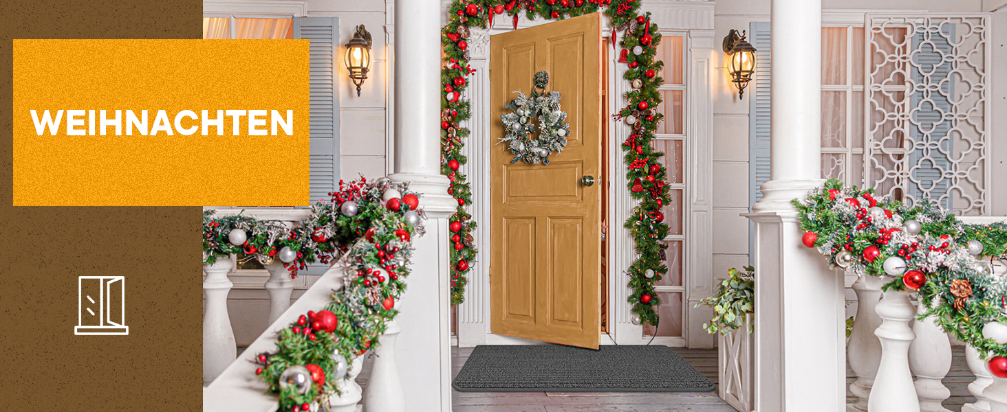 При entryway килимок Mibao 50x80 см, вологопоглинаючий антиковзаючий килим для вхідних дверей, світло-сірий