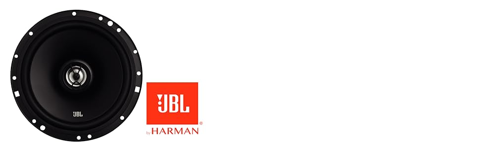 JBL Stage1 61F 2-смугові автомобільні динаміки Harman Kardon, 200 Вт, 40 Вт RMS, комплект 2 шт., 16,5 см (6,5''), чорні
