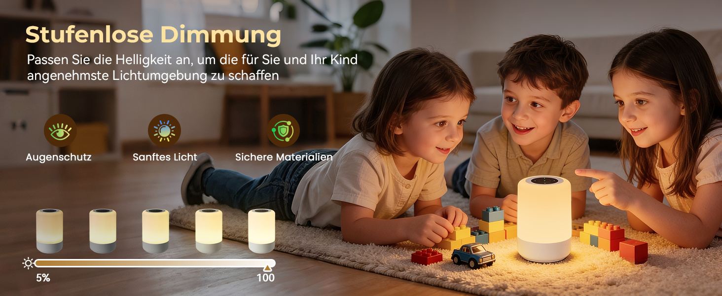 Нічник LED 2 шт, сенсорний диммер, USB зарядка, пульт ДУ, нічник для дітей 13 кольорів, 3 режими, бездротова настільна лампа з таймером для спальні, вітальні (білий)