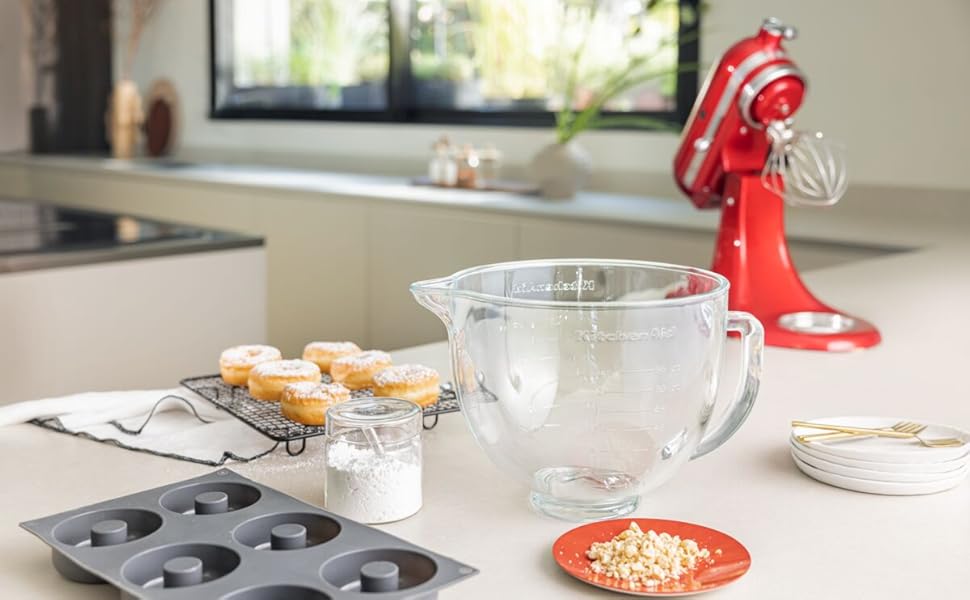 Скляна чаша KitchenAid 4,7 л для міксера 5KSM5GB