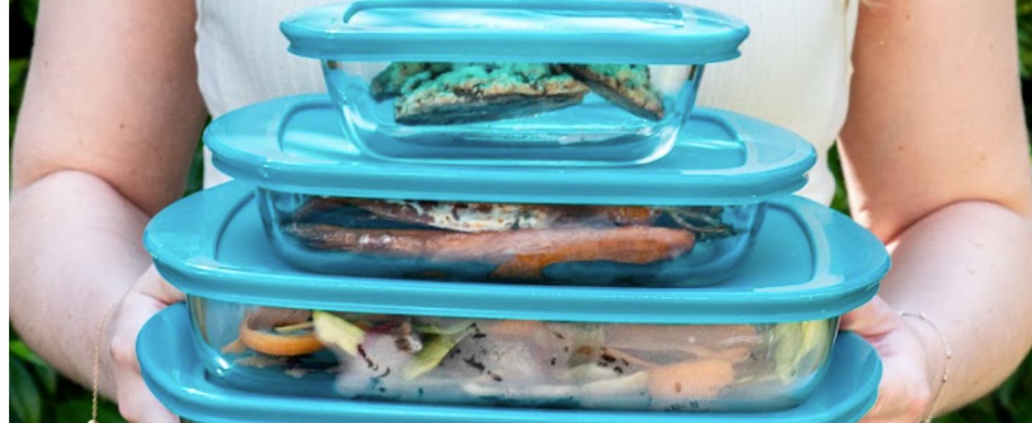 Форма для запікання Pyrex FTE RECT PX 40x27 см, 4,5 л, боросилікатне скло, зелена