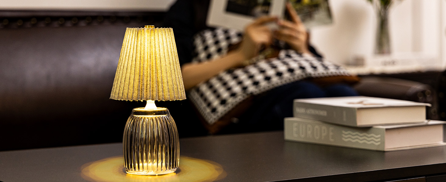 Настільна лампа MJ з таймером, акумуляторна, для дому та декору (сіра)