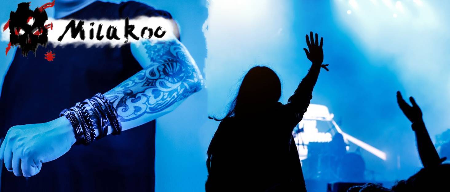 Чоловічий плетений браслет з екошкіри Milakoo, набір браслетів та манжет для жінок та чоловіків