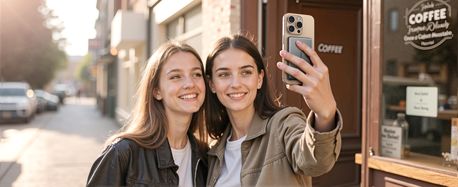 Power Bank MOVESPEED MagSafe 5000mAh Space Grau - Бездротовий зарядний пристрій для iPhone