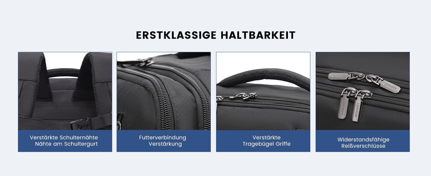 Рюкзак LOVEVOOK для жінок, ручна поклажа, 40x30x20 см, 24л, для ноутбука 14 дюймів, для подорожей, бізнес-рюкзак, бежевий