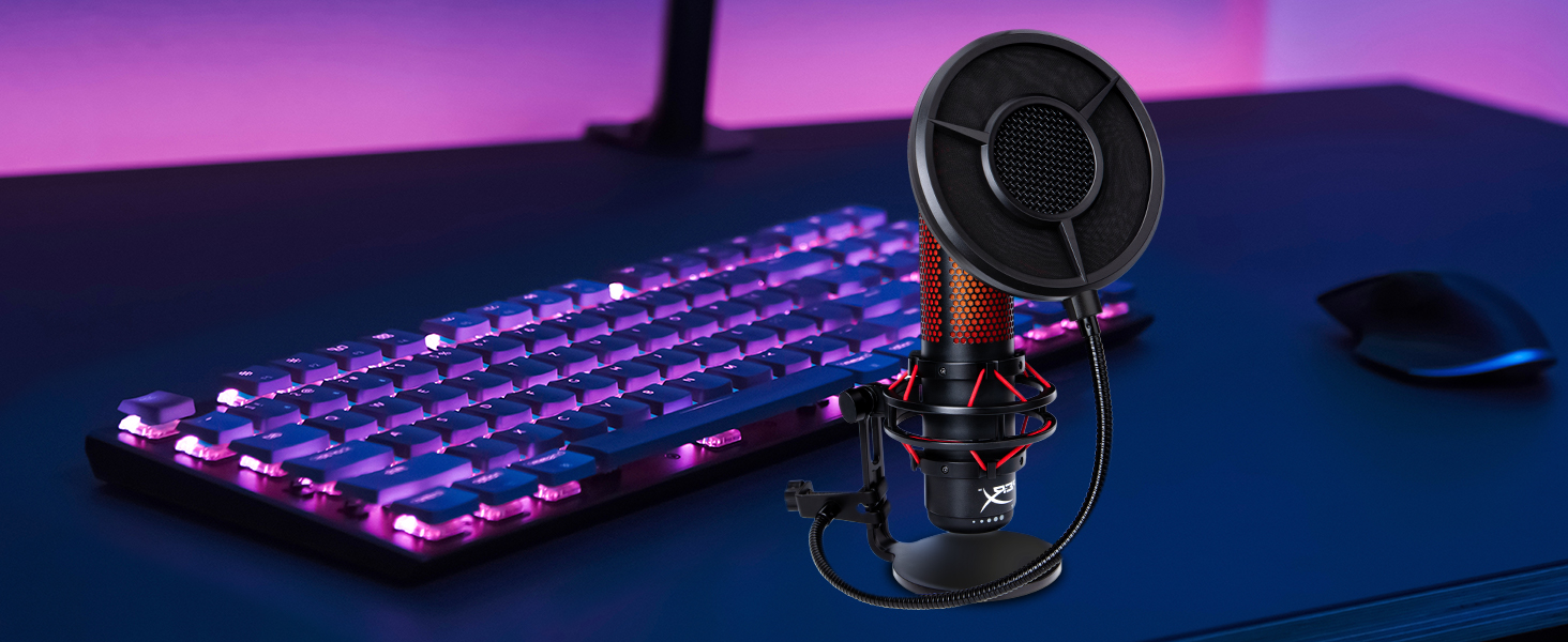 Кріплення для мікрофона YOUSHARES для Razer Seiren Mini та V3 Mini - професійний тримач з вітрозахистом, підставка для геймінгу, стрімінгу та подкастингу (універсальний поп-фільтр)